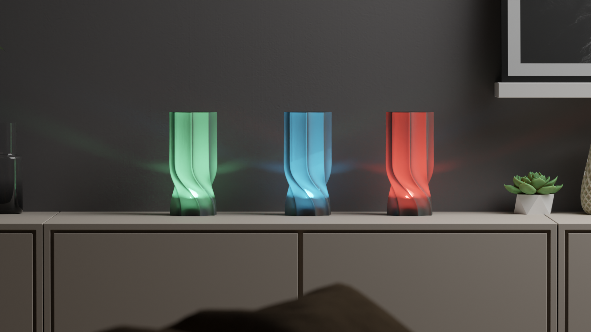 TwistGlow Sculptural Lampshade