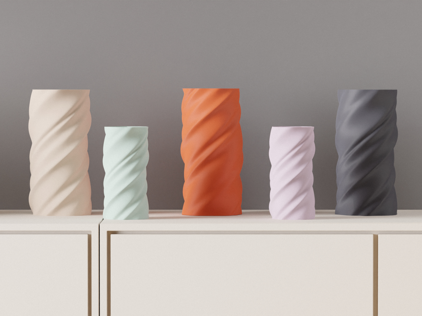 TwistForm Modern Vase