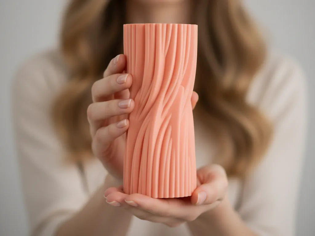 Sway sculptural wave vase product image 1
