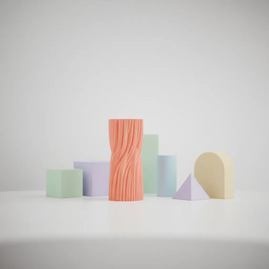 Sway sculptural wave vase product image 3