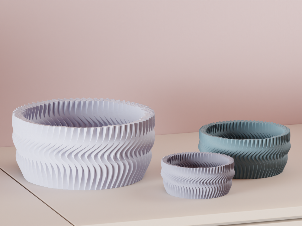 Sway – Shallow Planter – view 1
