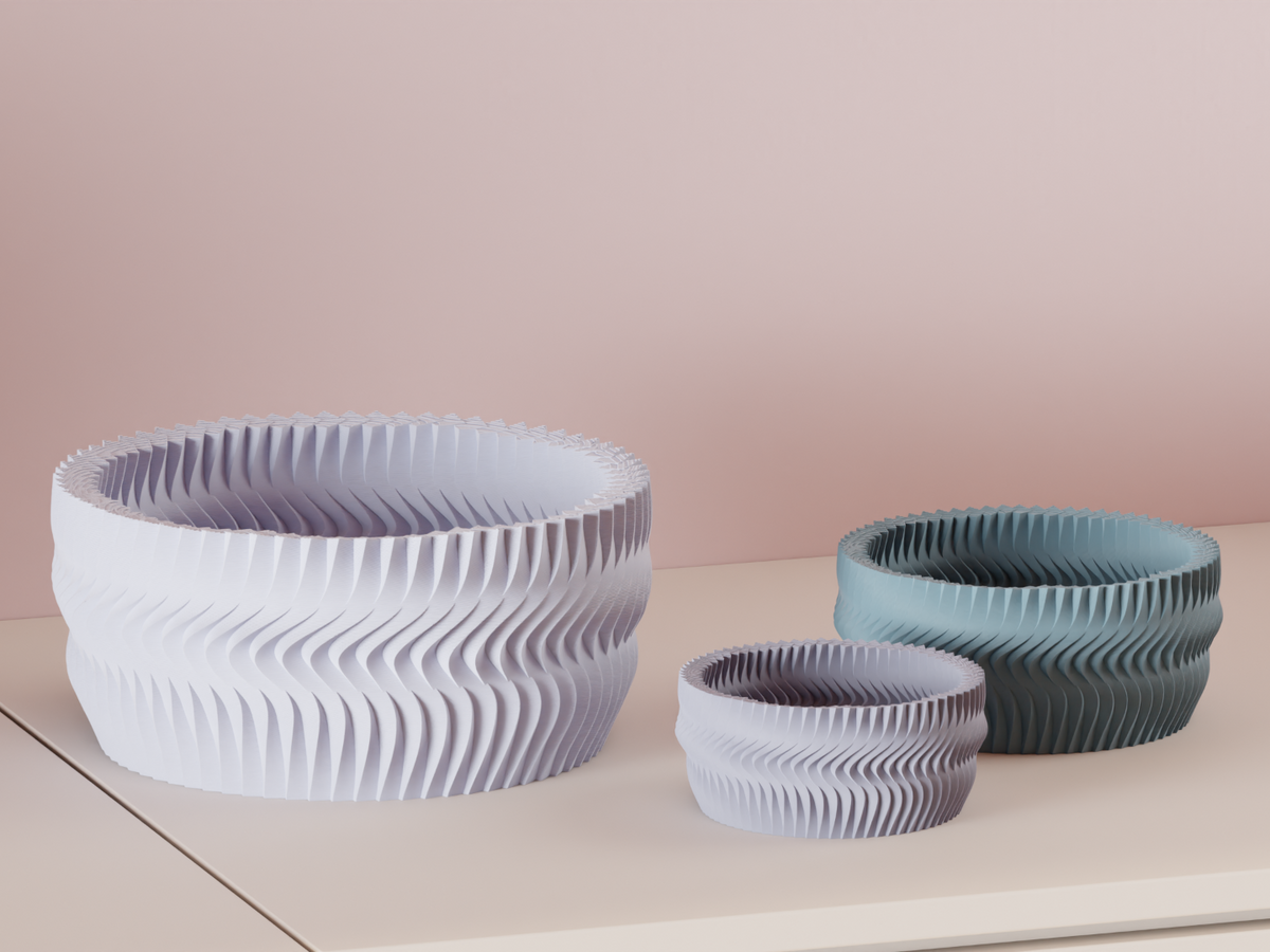 Sway – Shallow Planter – view 1