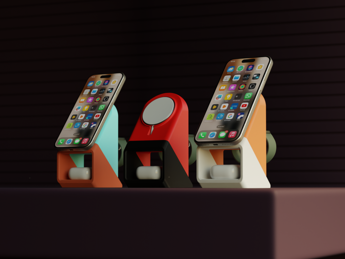 TriDock – 3-in-1 Charging Stand