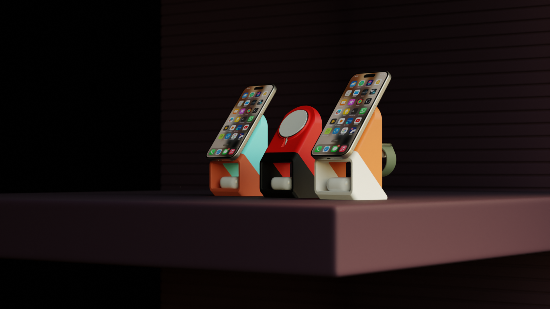 TriDock – 3-in-1 Charging Stand