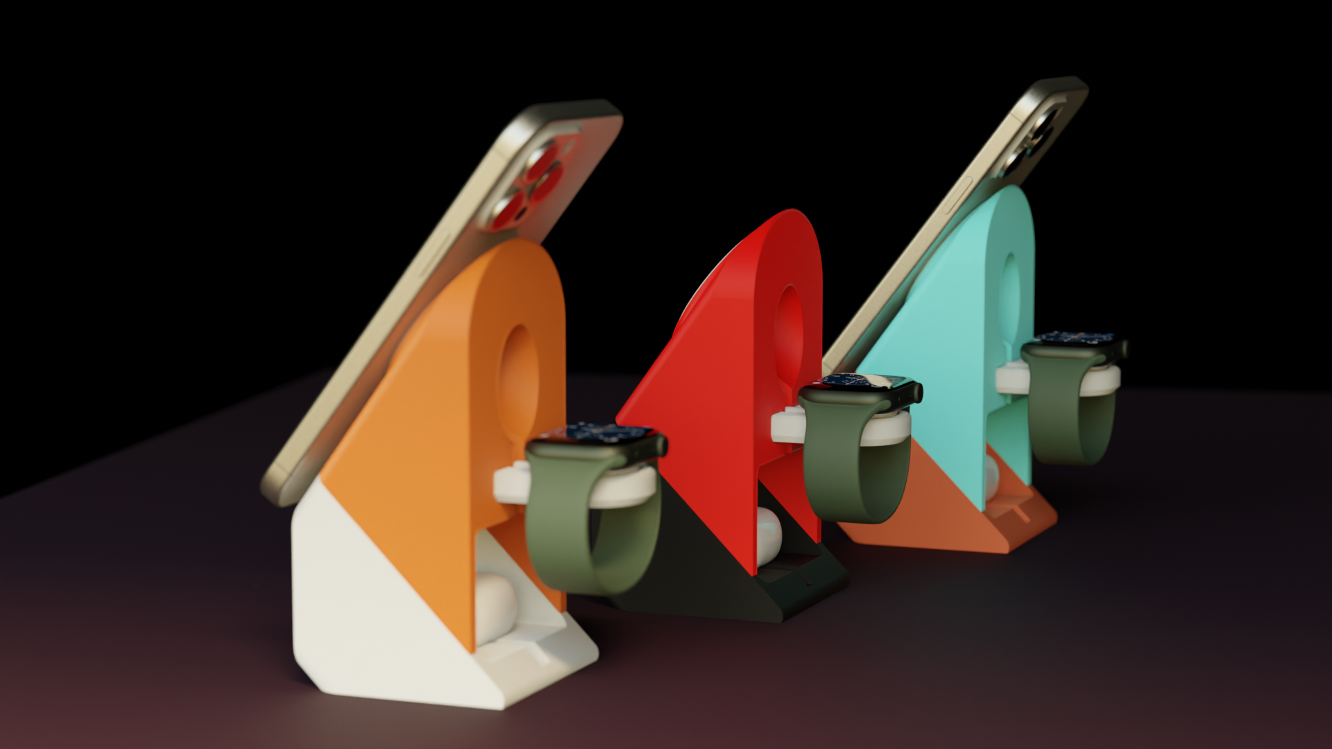 TriDock – 3-in-1 Charging Stand