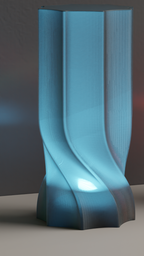 TwistGlow Sculptural Lampshade