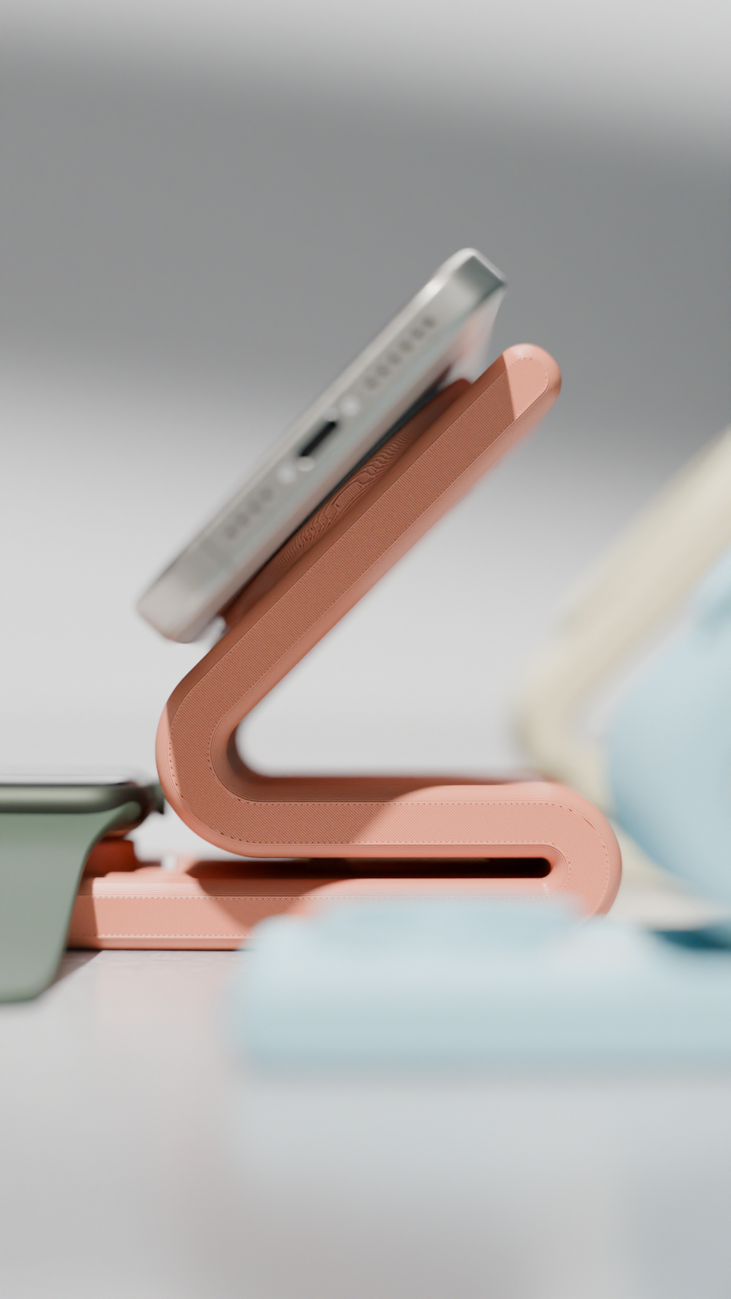 DuoDock 2-in-1 MagSafe stand – detail view