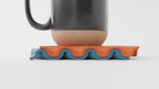 Satisfying Drinks Coaster. Stackable Design