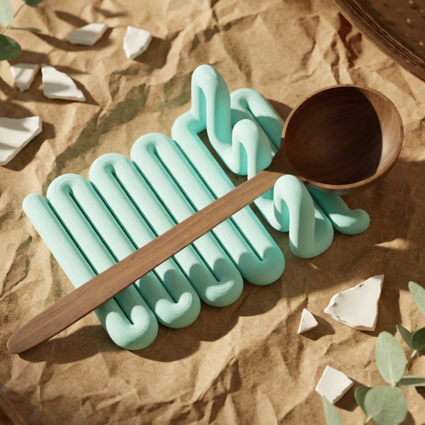 Wibble – Sculptural Kitchen Utensil Rest