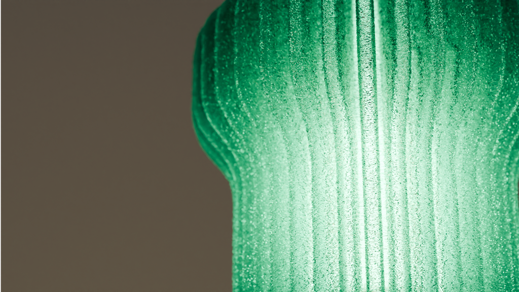 Elio sculptural table lamp switched off
