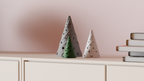 Wisp Christmas tree LED tealight shade arranged with companion trees